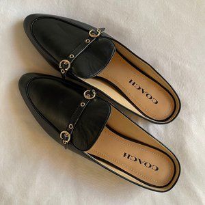 Coach Irene Black Mule